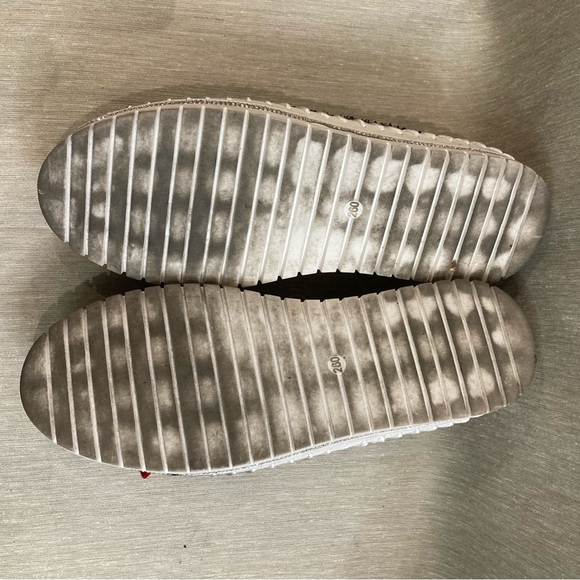 RHINESTONE Sz 9 (260 Korean) Slip On Bow Sparkly All Over Statement Shoes - Picture 9 of 9